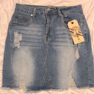 BRAND NEW denim skirt